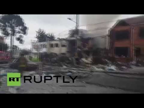 فيديو إصابات جراء انفجار قرب العاصمة الكولومبيـة