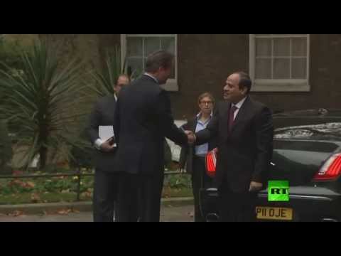 رئيس الوزراء البريطاني ديفيد كاميرون يلتقي الرئيس المصري عبد الفتاح السيسي