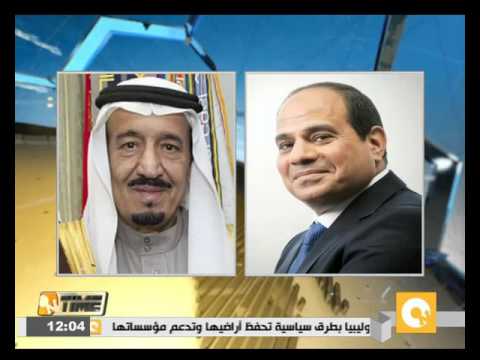 بالفيديو الرئيس السيسي يلتقي العاهل السعودي سلمان بن عبد العزيز
