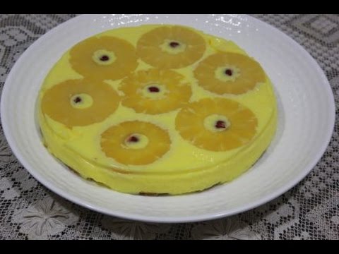 شاهد كريم كراميل بالأناناس والبسكويت