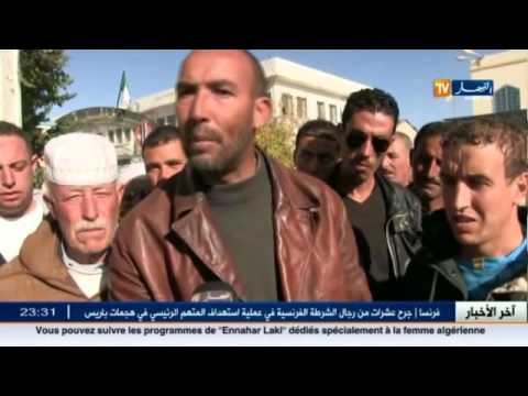 شاهد احتجاج العديد من الموالين في ولاية خنشلة