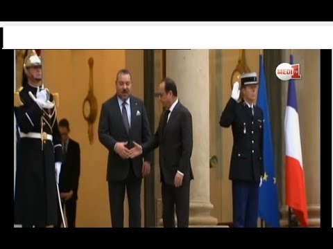 هولاند يستقبل الملك محمد السادس الإيليزيه وهذا ما تباحثا بشأنه