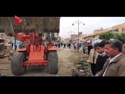 إزالة السوق القديم في شوارع مرسى مطروح