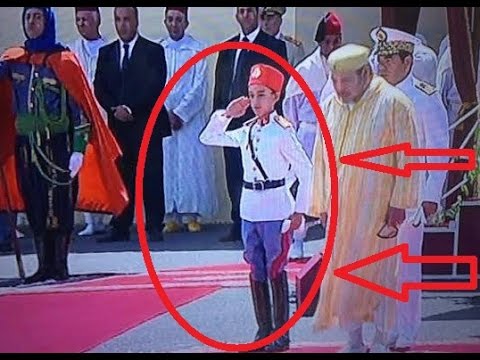 شاهد أول ظهور لمولاي الحسن بالزي العسكري