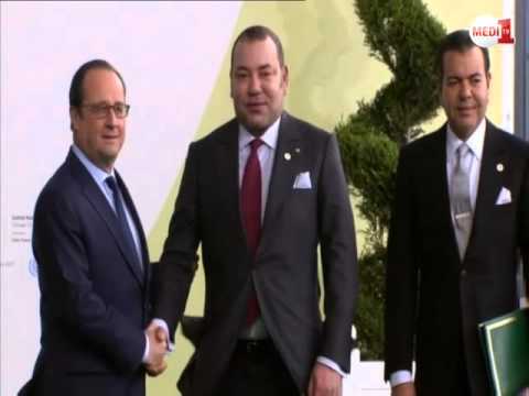 شاهد لحظة وصول الملك محمد السادس إلى مقر انعقاد قمة المناخ