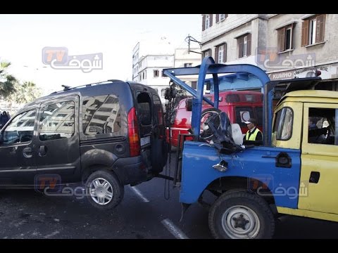 شاهد تفاصيل الحادثة الخطيرة في الدار البيضاء