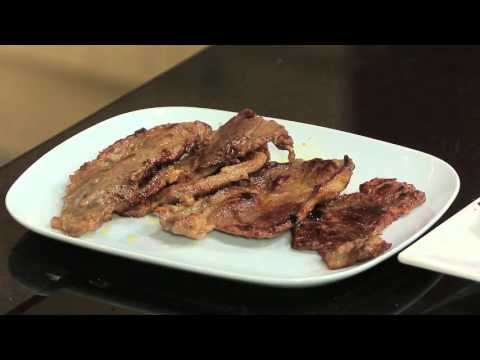 طريقة عمل ستيك مشوي بصوص الكزبرة والليمون