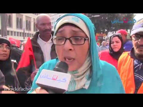 شاهد حراس السيارات يحتجون على شركة الصابو