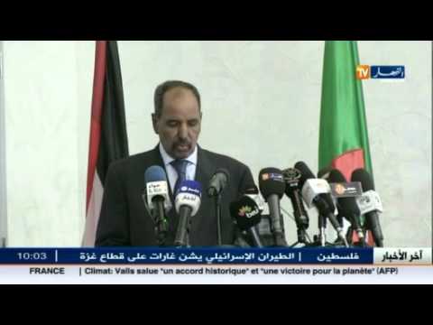 اللجنة الوطنية الاستشارية لترقية حقوق الإنسان تكرم الرئيس الصحراوي