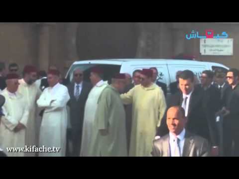 شاهد الرباط أثناء وداع مستشارة الملك