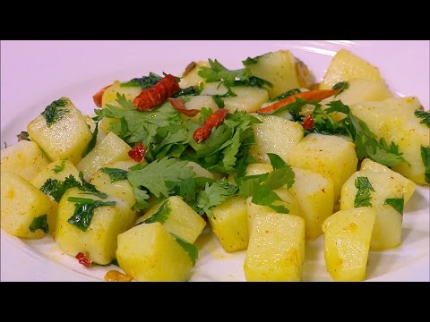 طريقة عمل بطاطس حارة بالكزبرة