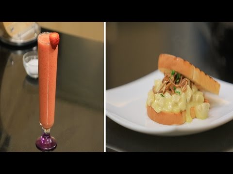 طريقة عمل سندوتش كشك بالفراخ  كوكتيل فراولة بالاناناس