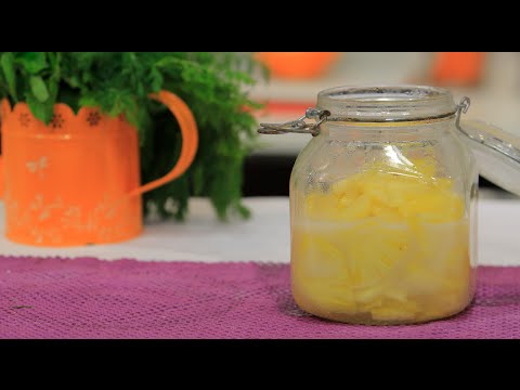 طريقة عمل مربى بيناكولادا  اناناس و جوز هند 