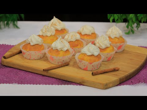 طريقة عمل كب كيك قرع