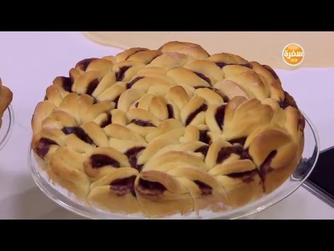 بالفيديو فطيرة الورد