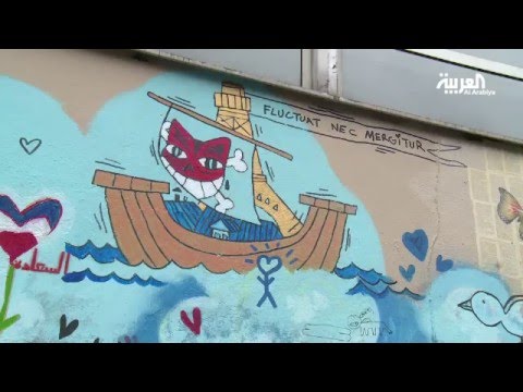 جرافيتى لوحة عمرها 186 عام تحارب التطرف