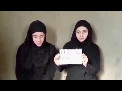 مقطع مصور عن إيطاليتين رهينتين مفترضتين في سورية
