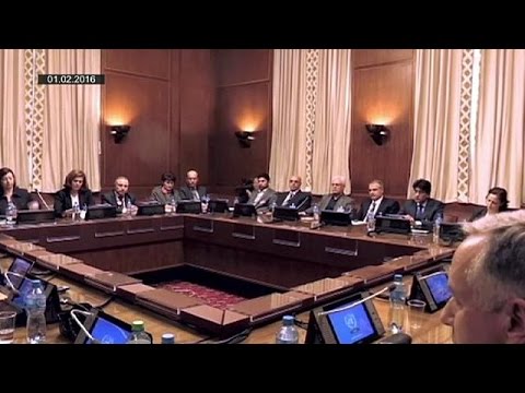 شاهد المعارضة السورية تشارك في محادثات السلام في جنيف
