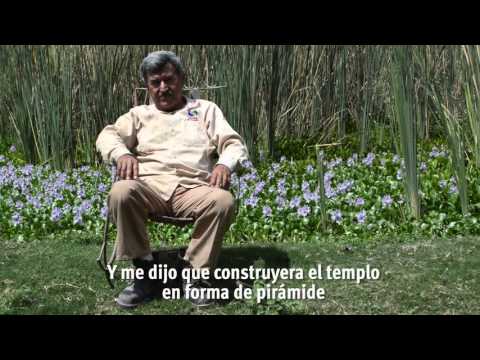 شاهد مكسيكي يبني هرمًا أمام منزله بسبب الكائنات الفضائية