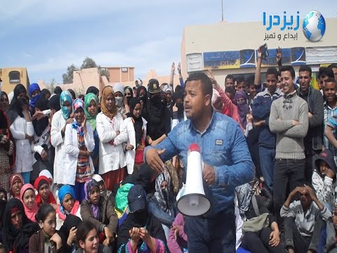 أقوى لحظات المسيرة الإحتجاجية لساكنة منطقة ألنيف