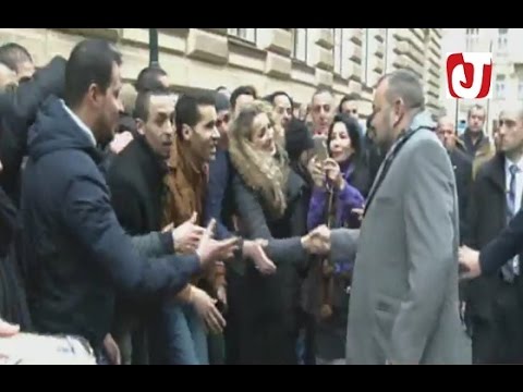 هكذا استقبلت الجالية المغربية في التشيك الملك محمد السادس