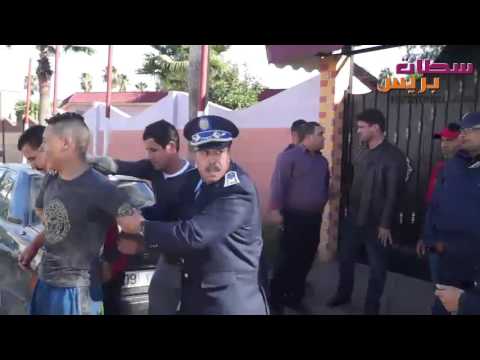 شاهد مطاردة هوليودية لرجال الامن وإعتقال أحد اللصوص