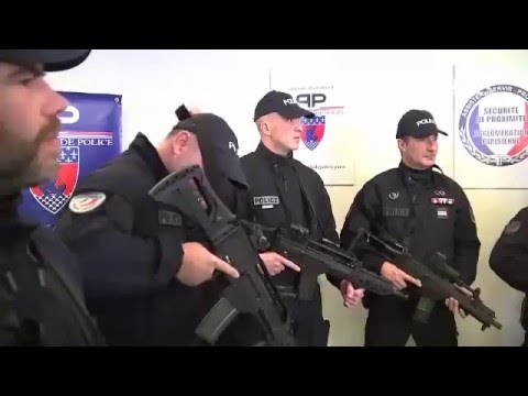 بالفيديو ملاحقات وحملات توقيف في بلجيكا وفرنسا