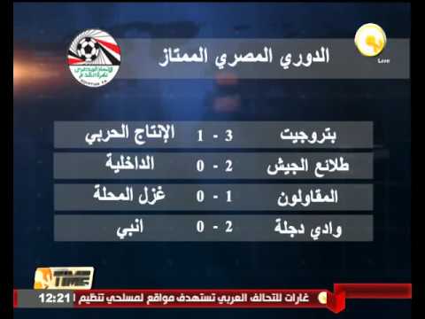 شاهد بتروجت يفوز على الإنتاج وطلائع الجيش يهزم الداخلية