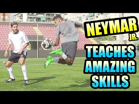 شاهد نيمار يكشف أسرار مهاراته بحركات الـفري ستايل