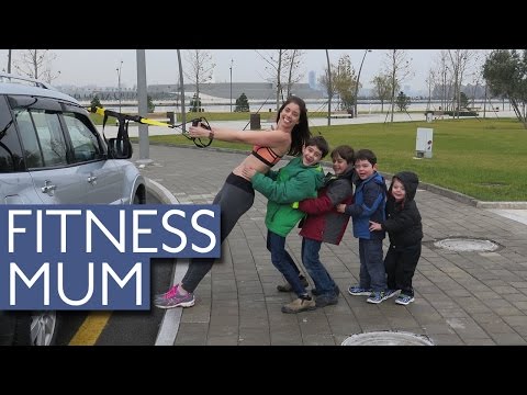 أم لـ 4 أطفال تحصل على جسم رياضي رشيق