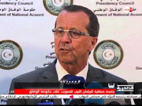 شاهد جلسة للبرلمان الليبي للتصويت على حكومة الوفاق