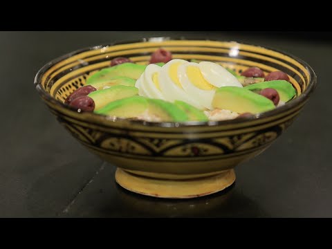 طريقة عمل سلطة أرز بالافوكادو