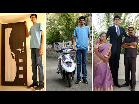 فيديو أطول مراهق في العالم