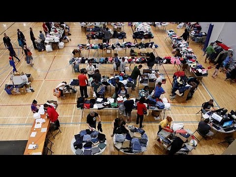 فيديو مركز إيواء لاك لا بيش يحتضن المئات من متضرري حرائق الغابات