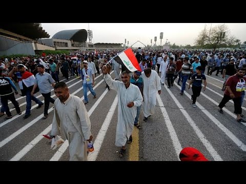 baghdad protesters leave green zone but vow to keep up pressure over corruption