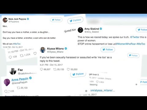 to share stories of assault and harassment