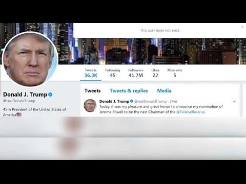 twitter employee deactives trump account