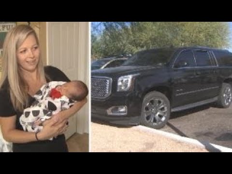 woman delivers baby