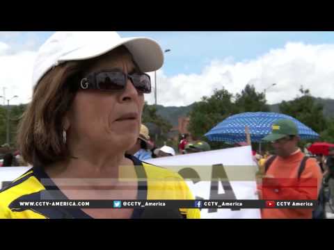 colombias teachers strike