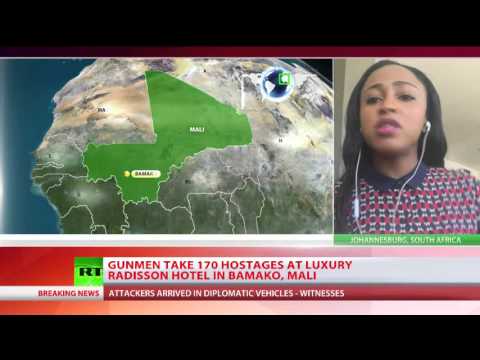 as armed gunmen stormed a luxury hotel in bamako mali