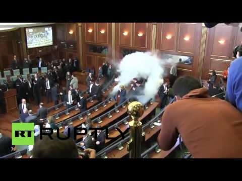 opposition mps release teargas