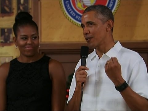 visit troops on christmas day