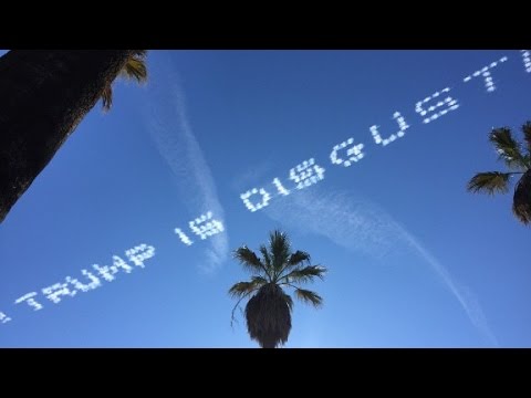 antitrump sky writing