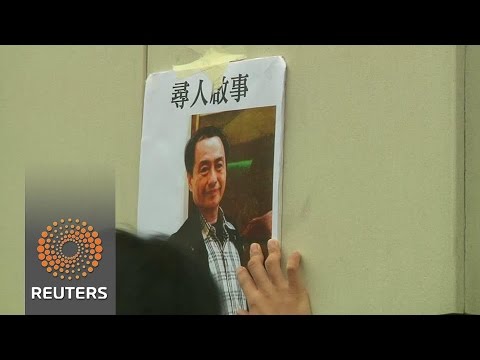 missing bookseller prompts protests