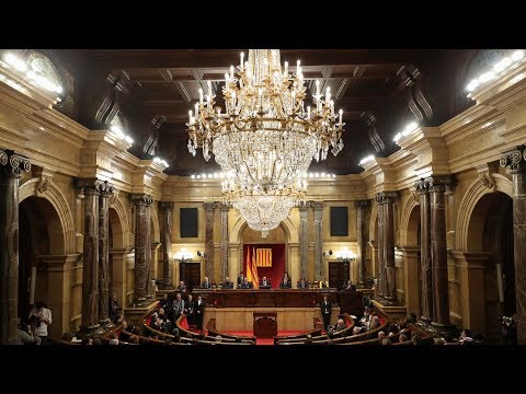 catalan parliament meets as sacked leader