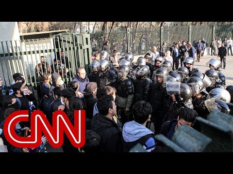 at least two killed in iran protests