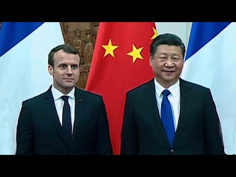 chinese president xi jinping meets french president