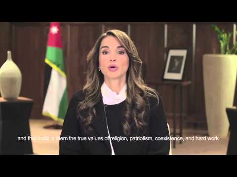 jordans queen rania addresses dubai audience