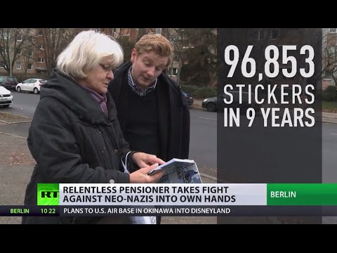 senior citizen takes fight against neonazis into her own hands