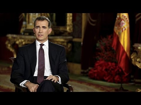 spains king calls for unity